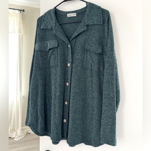Button up shacket